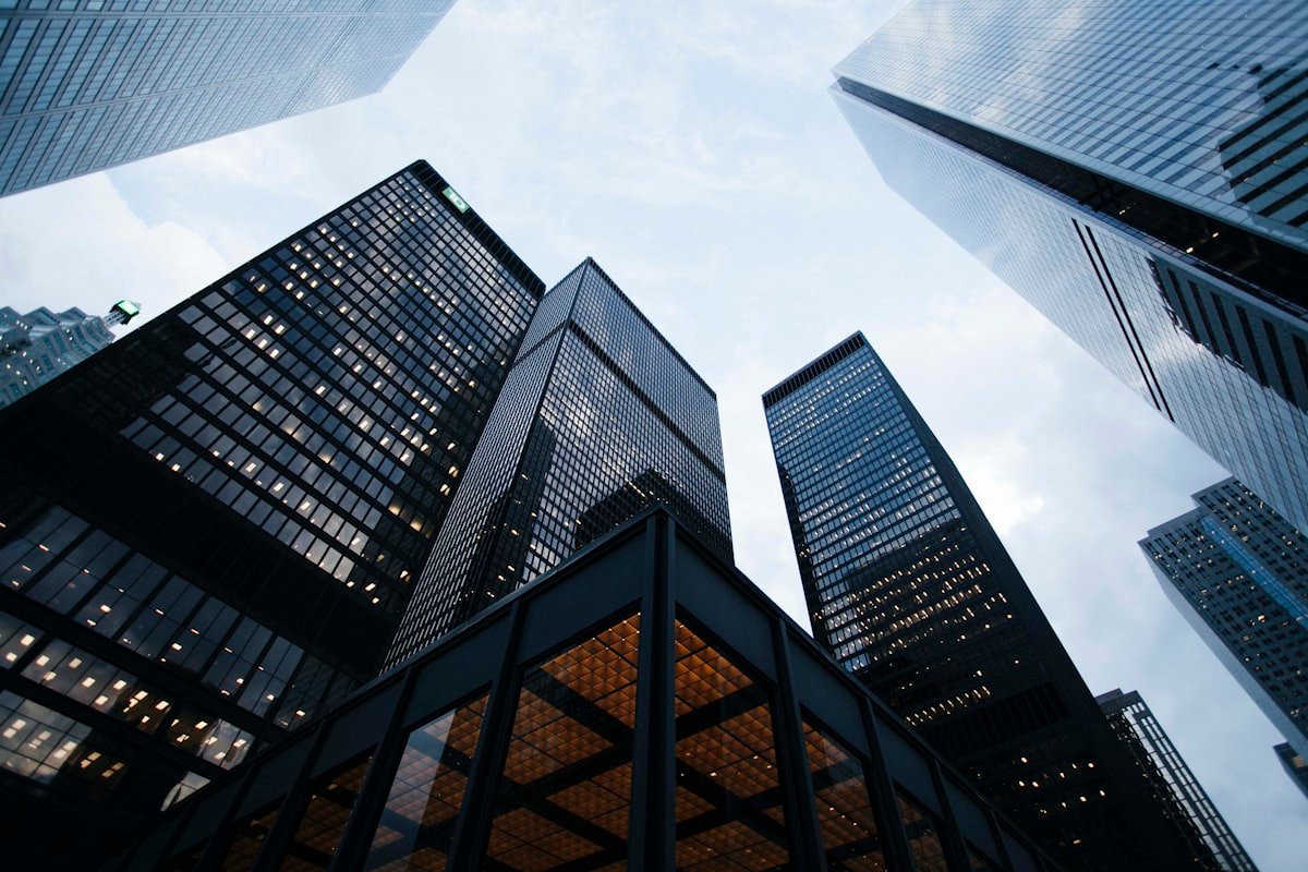 Commercial high-rise buildings for real estate